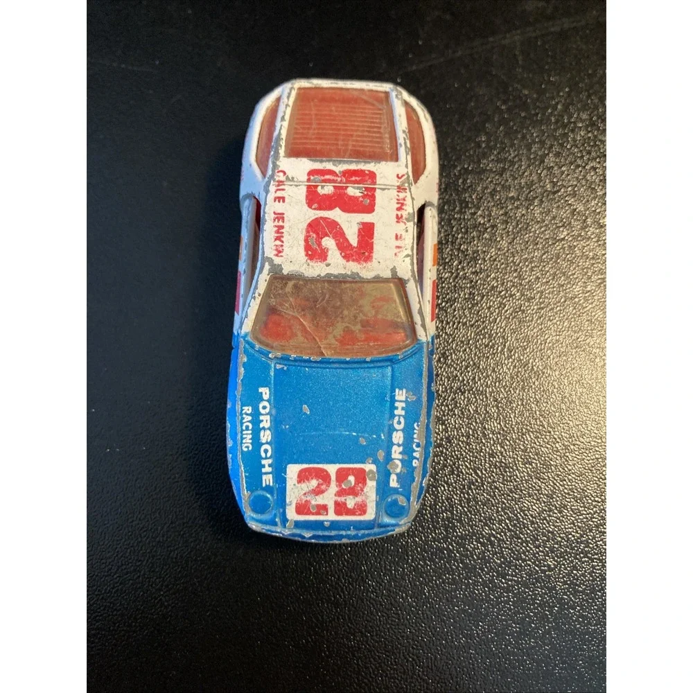 Vintage Matchbox Porsche 928 Valvoline‎ #28 Racing Gale Jenkins 1979